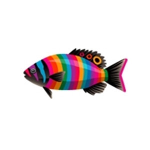 Groovy Stripe Fish